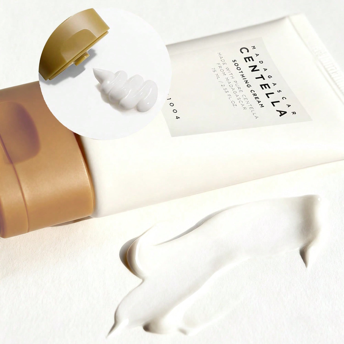 Detalhes de Creme Facial de Centella de Madagascar com Ácido Hialurônico – 75 ml