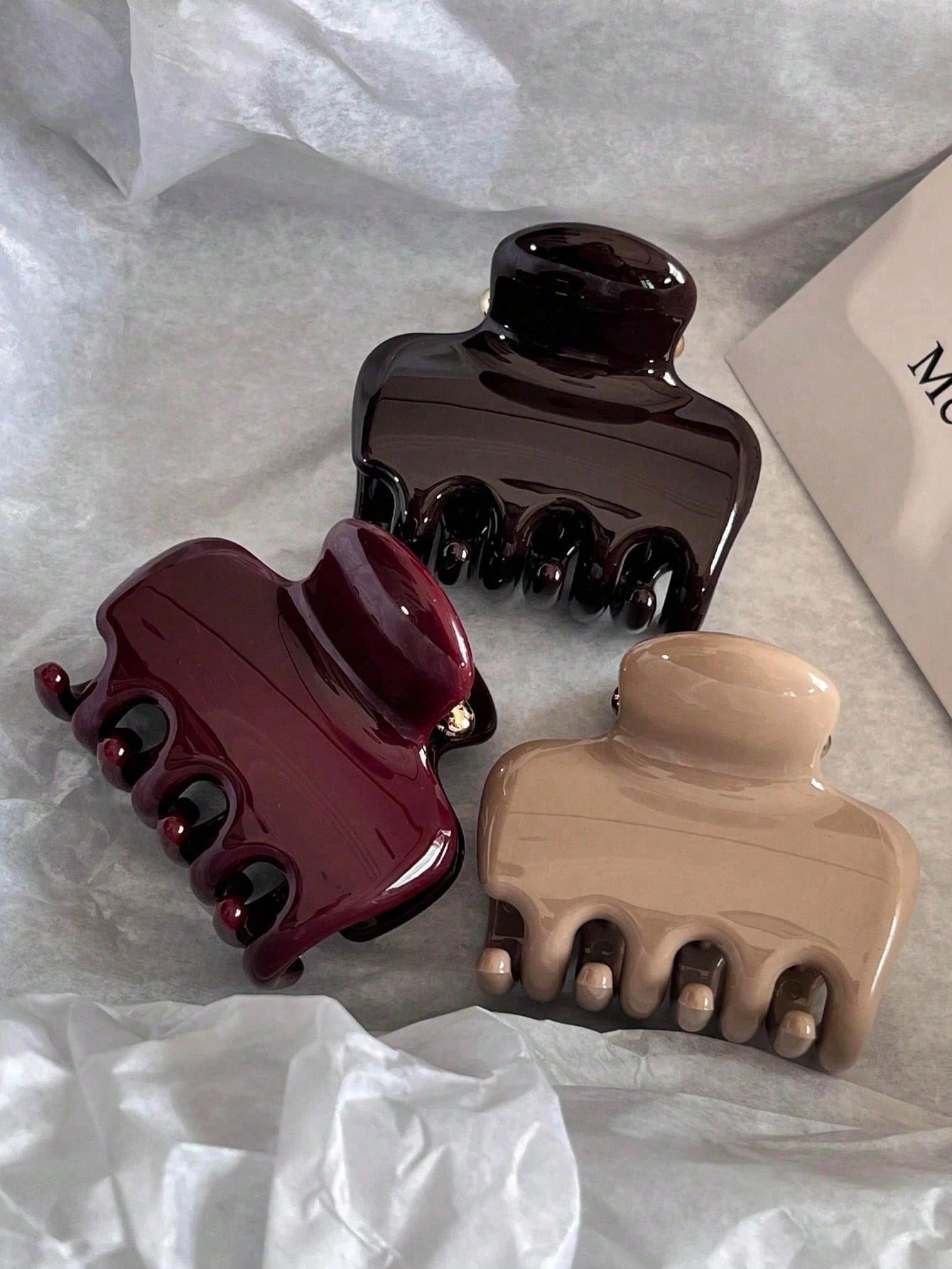 Kit com 3 Presilhas de Cabelo Femininas - lifestyle