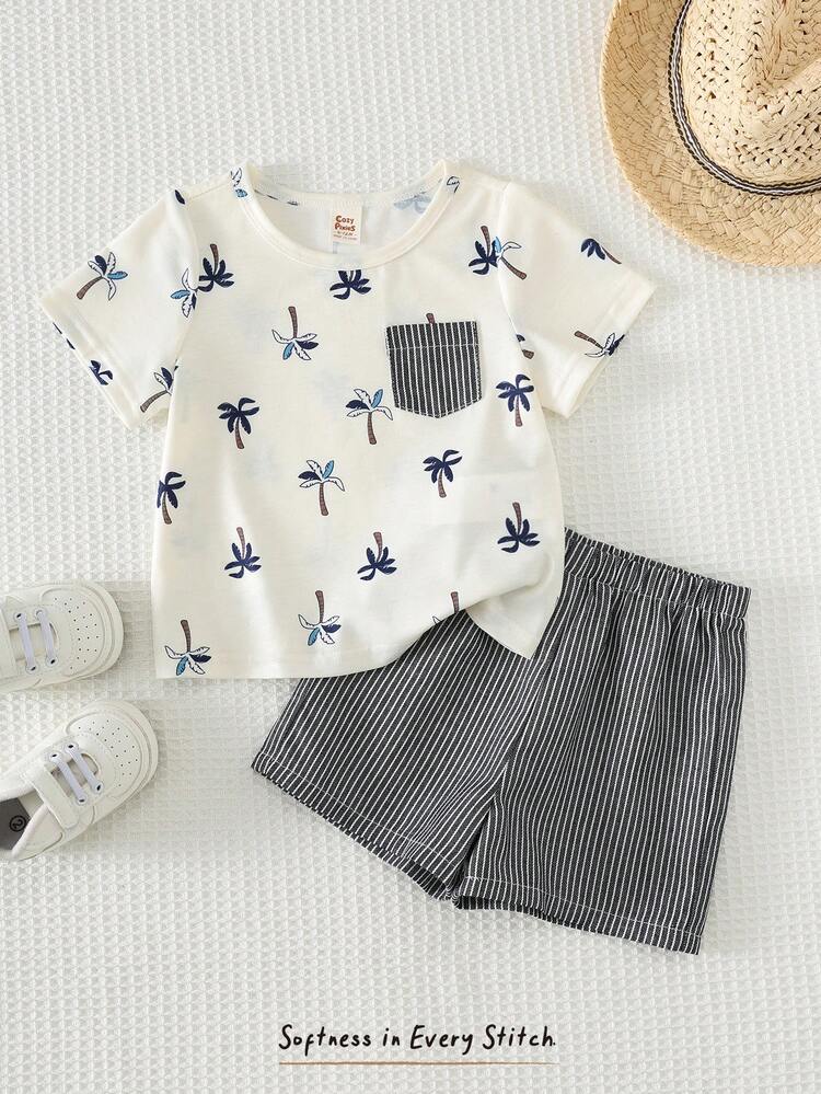 Cozy Pixies Conjunto 2 Peças para Menino Manga Curta - lifestyle