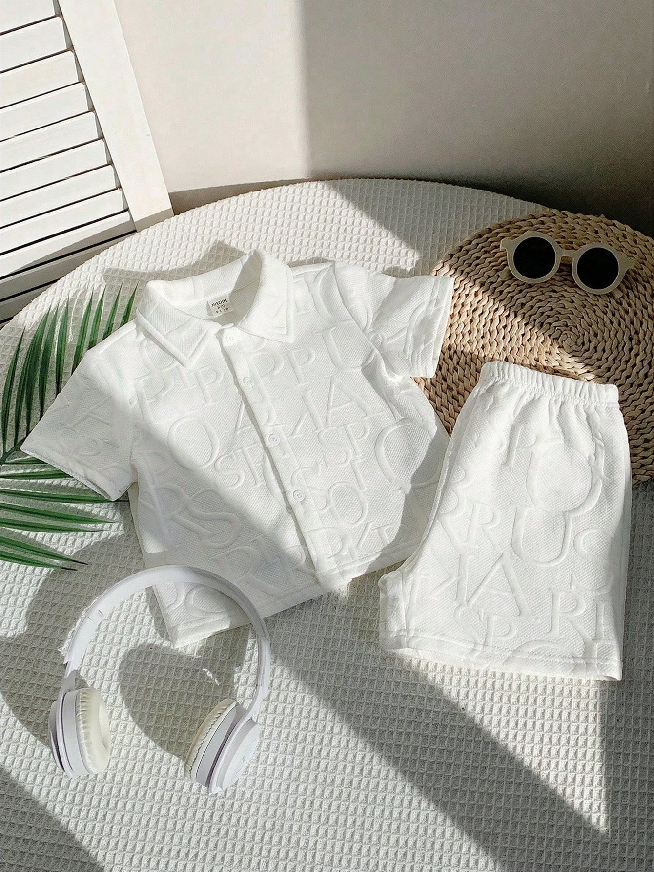 Conjunto de Gola Polo Tricotada e Short - lifestyle