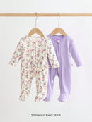 Conjunto de Bodysuit e Calça para Bebê Menina