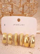 Conjunto de brincos elegante