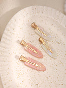 Kit com 4 Presilhas de Cabelo em Acetato