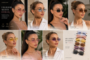 Óculos de Sol Feminino Retangular