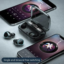 M10 fones de ouvido Bluetooth com microfone, caixa de carregador de fone de ouvido, fones de ouvido sem fio,tela de exibição LED