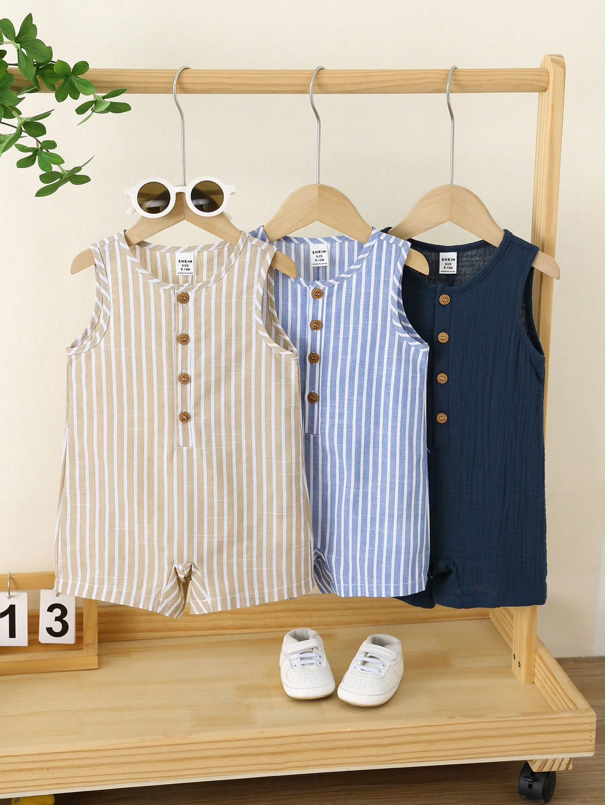 Conjunto de Macacão Casual de Verão em uso